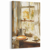 Sunlit Bakery Art Prints – Pastry Kitchen Decor with Coffee & Tart