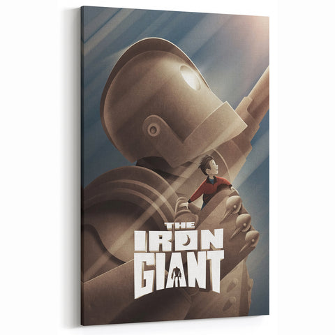 1990s Vintage Movie Poster – The Iron Giant Classic 90s Film Art