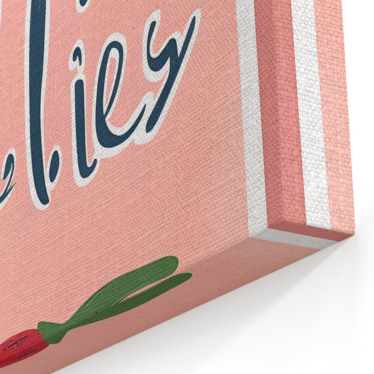 Kitchen Quote Wall Art – Spicy Chili Fruit Illustration Prints