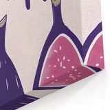 Kitchen Quote Wall Art – Funny Fig Fruit Illustration Print