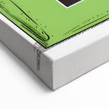 Motivational Kitchen Wall Art – Eat Your Greens Fruit Print