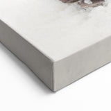 Snowy Pine Cone - Winter Wonderland Wall Art Winter Canvas Print