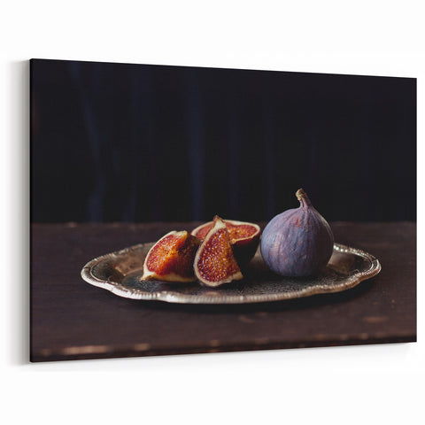 Fruit Still Life Art – Dark & Moody Fig Wall Photography Print