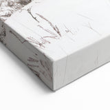 Highland Cow in Snow - Winter Scene Wall Art Winter Canvas Print