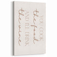 Kitchen Wall Art with Quotes - Elegant Wine-Themed Print