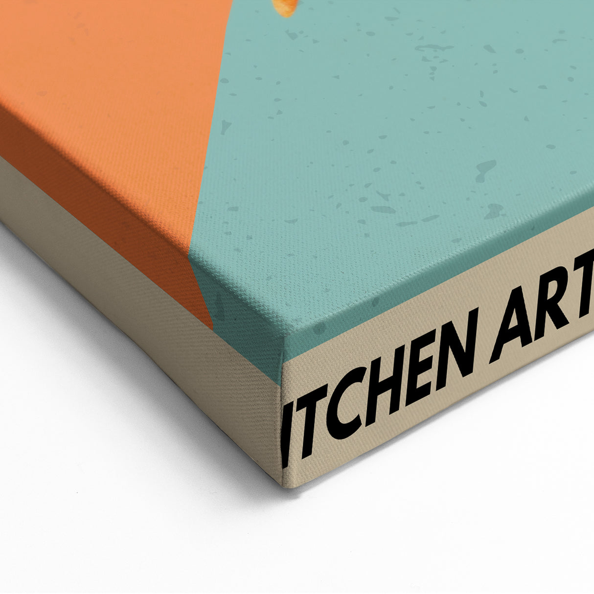 Modern Kitchen Wall Art – Bold Carrot Fruit Illustration Print