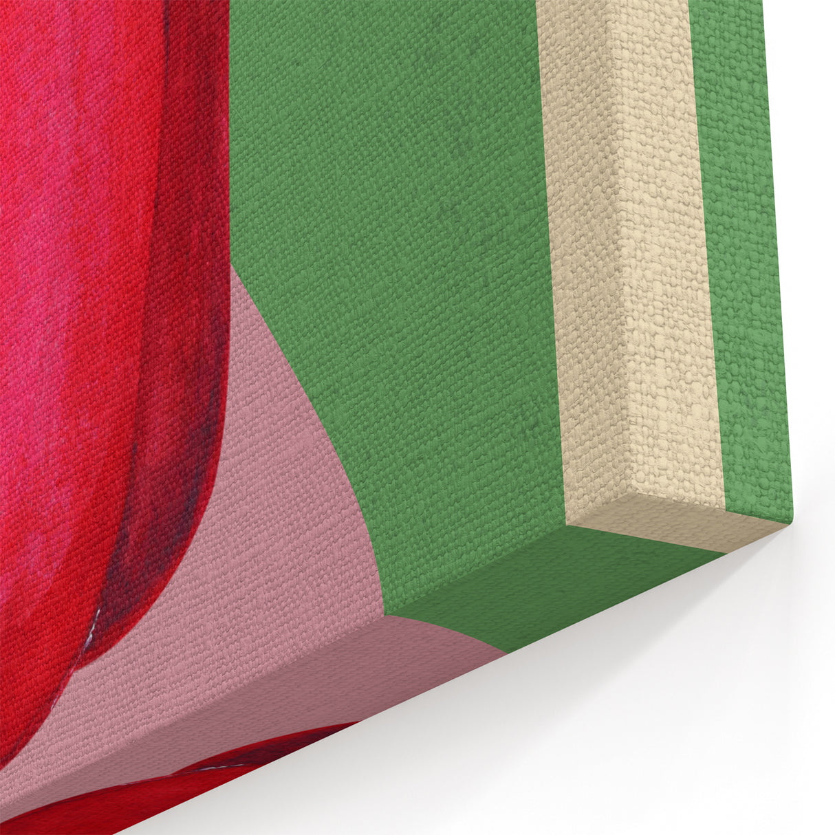 Modern Kitchen Wall Art – Bold Red Capsicum Fruit Print