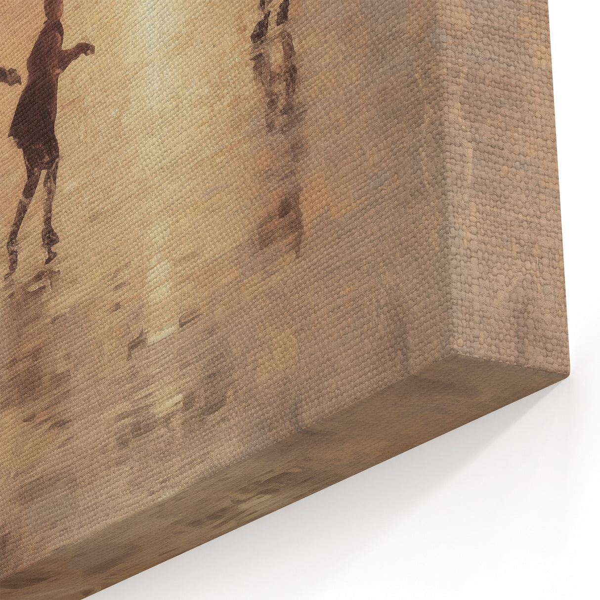 Ice Skating at Sunset - Winter Wonderland Wall Art Winter Print