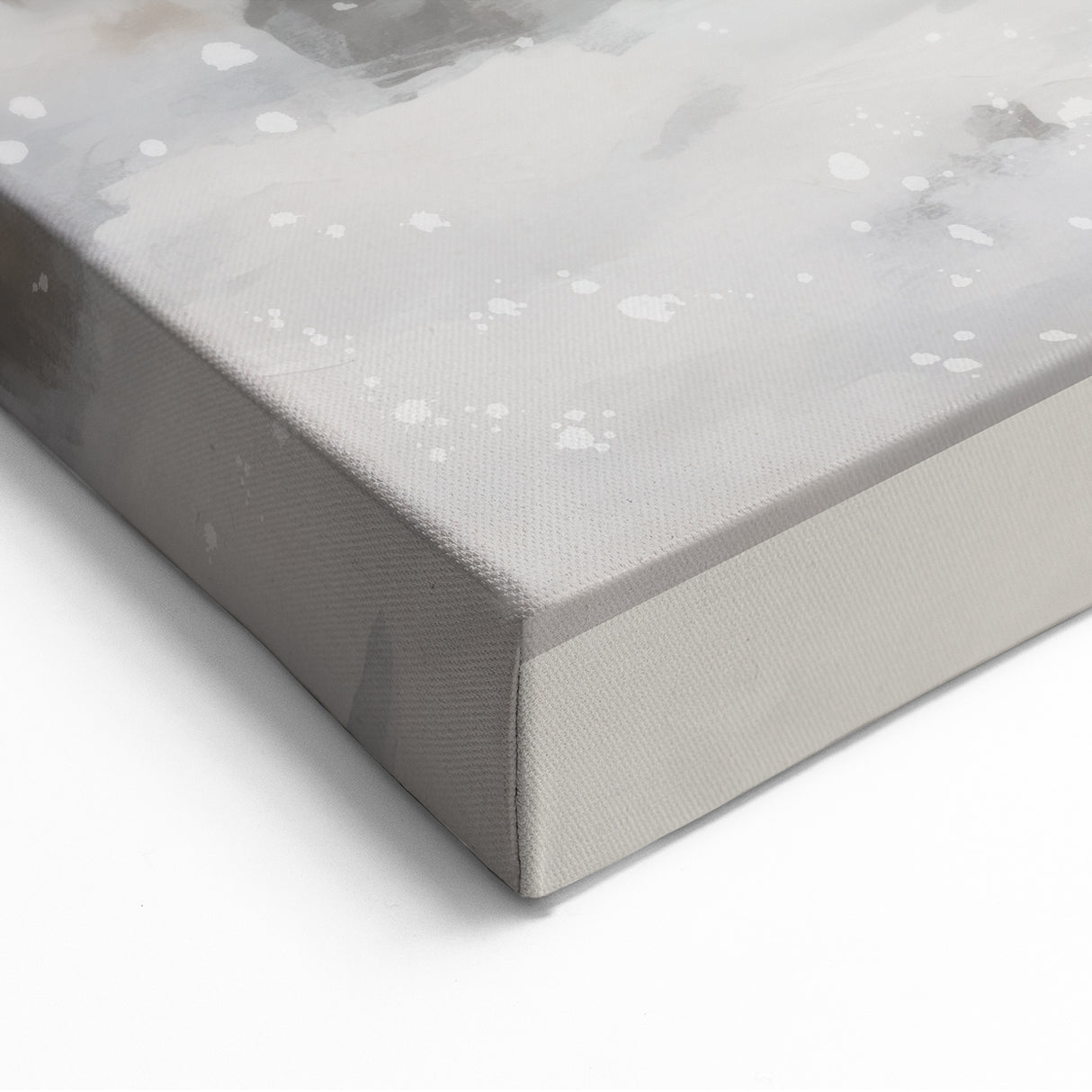 Majestic Winter Deer Wall Art – Snowy Forest Canvas Print