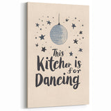 Inspirational Kitchen Wall Art - Fun Dancing Kitchen Print