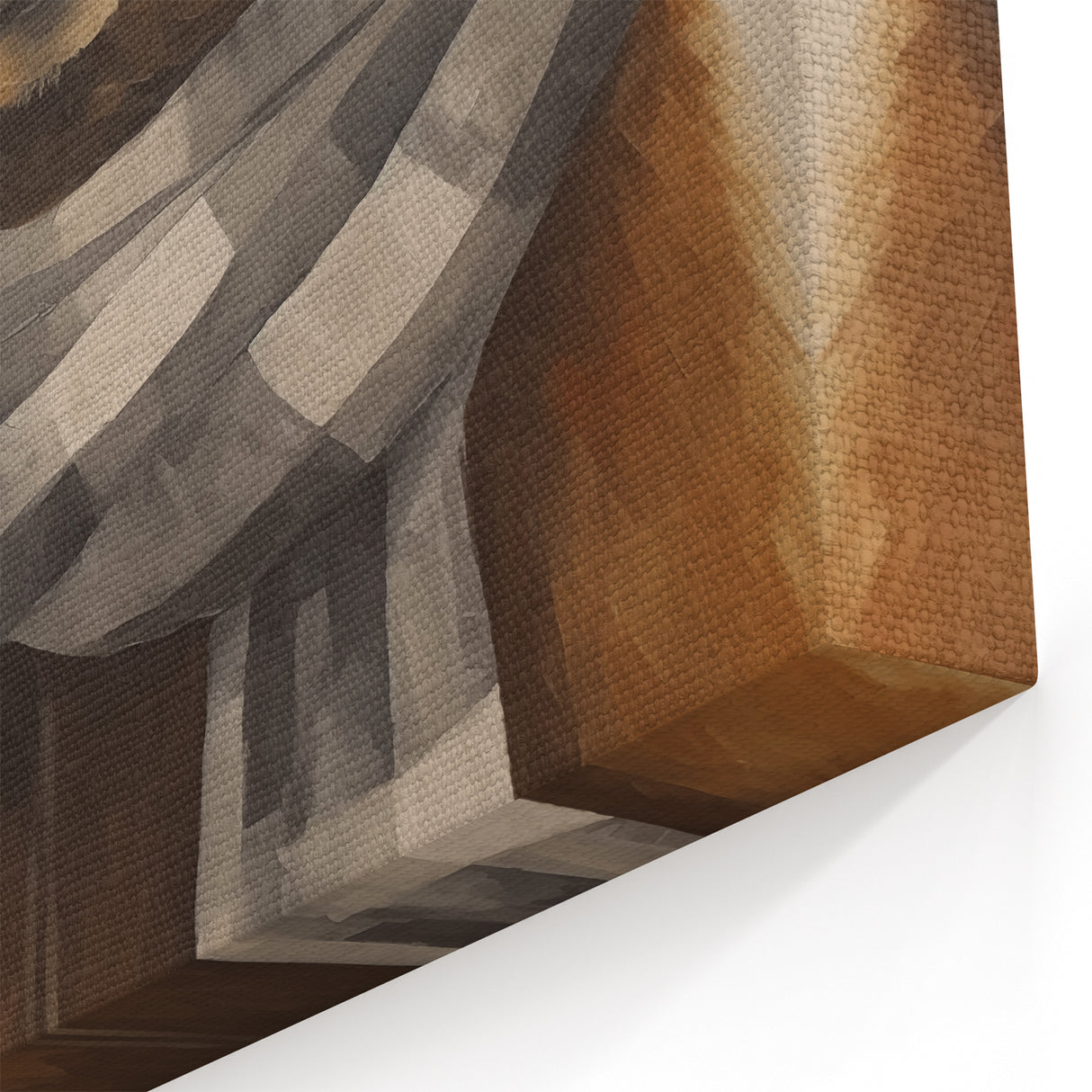 Cozy Winter Bear Wall Art – Charming Animal Canvas Print