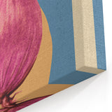 Red Onion Fruits Wall Art – Kitchen Fruit Decor Canvas