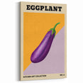 Eggplant Fruits Wall Art – Bold Kitchen Fruit Decor Print