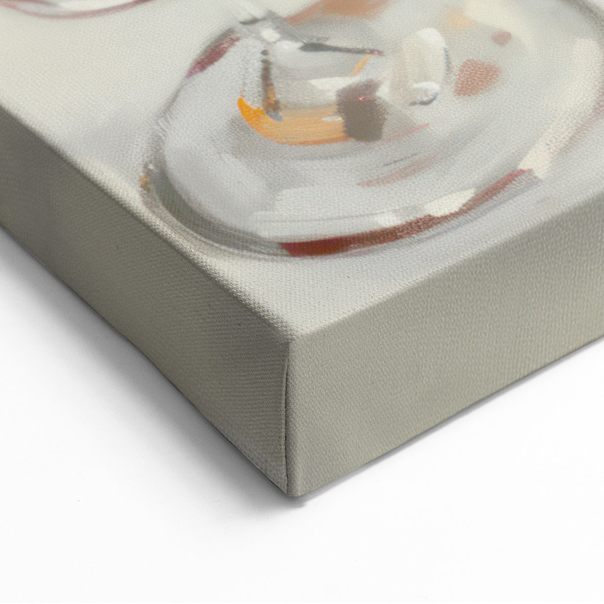 Wine & Orange Still Life – Fruit Photography Art Print