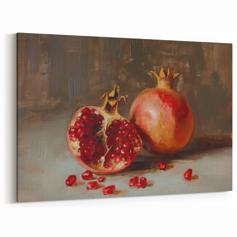 Pomegranate Fruit Paintings – Kitchen Wall Decor Print
