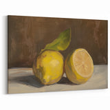 Lemon Fruit Wall Decor – Rustic Kitchen Art Print
