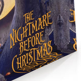 1990s Vintage Movie Poster - Classic 90s Film Art - The Nightmare Before Christmas