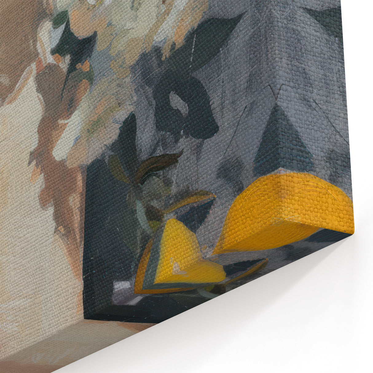 Lemon Still Life Art – Elegant Kitchen Fruit Canvas Print