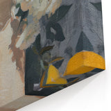 Lemon Still Life Art – Elegant Kitchen Fruit Canvas Print