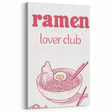 Inspirational Culinary Wall Art - Ramen Lover Club Print