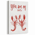Kitchen Wall Art with Quotes - Romantic Lobster-Inspired Print