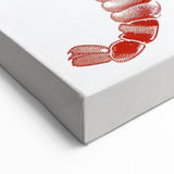 Kitchen Wall Art with Quotes - Romantic Lobster-Inspired Print