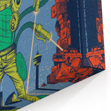Foo Fighters Retro Wall Art - Vintage Sci-Fi Comic Poster