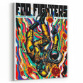 Foo Fighters Retro Wall Art - Vintage Psychedelic Space Poster