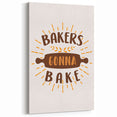Inspirational Kitchen Prints - Fun Bakers Gonna Bake Wall Art
