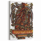 Foo Fighters Retro Wall Art - Vintage Steampunk Poster