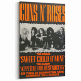 Guns N' Roses Retro Wall Art – Vintage Prints for Classic Rock Fans