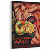 Guns N' Roses & Metallica Retro Wall Art – Vintage Concert Print