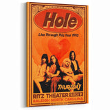 Hole Retro Wall Art – Vintage Live Through This Tour 1995 Print