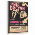 James Brown Retro Wall Art – Vintage 1971 Paramount Concert Print