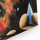 Vintage Magazine Cover Art – Retro Sci-Fi Space Wall Print