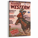 Vintage Magazine Cover Art - Classic Western Retro Prints for Decor