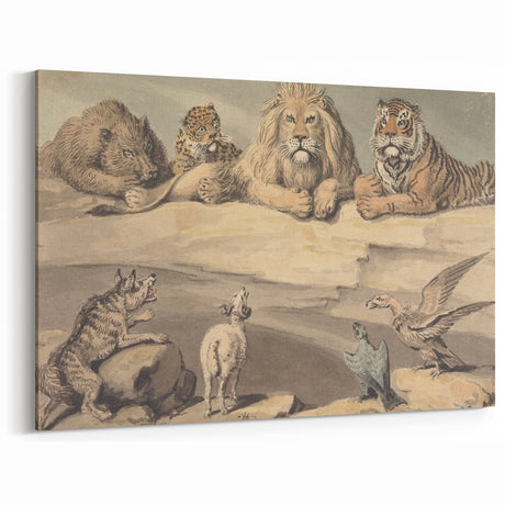 Vintage Animal Art: Retro Wildlife Illustration for Classic Decor