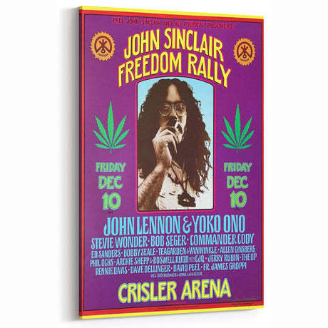 John Sinclair Retro Wall Art Vintage Prints Psychedelic Poster