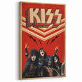 KISS Retro Wall Art Vintage Prints 80s Rock Band Poster