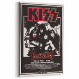 KISS Retro Wall Art Vintage Prints Black and White Poster