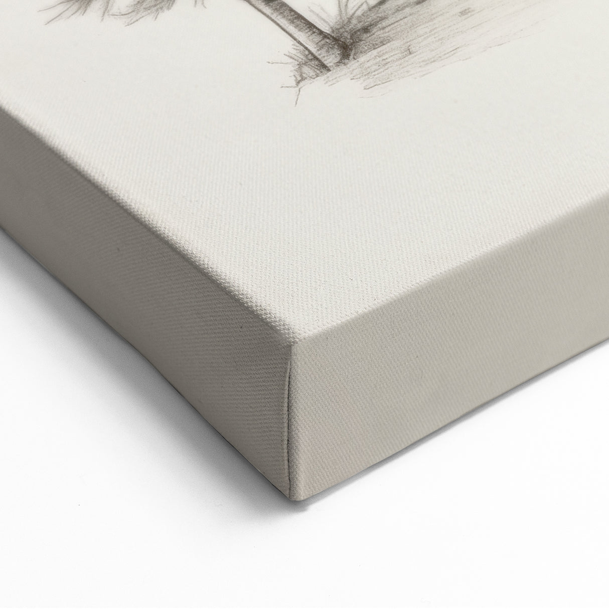 Minimalist Winter Tree Wall Art – Monochrome Forest Print