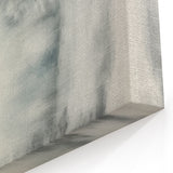 Misty Winter Forest Wall Art – Abstract Snowy Landscape Print