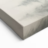 Misty Winter Forest Wall Art – Abstract Snowy Landscape Print