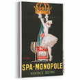 Vintage Advertising Poster - Spa Monopole Retro Wall Art Print