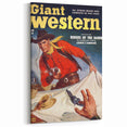 Vintage Magazine Cover Art - Classic Western Action Wall Print