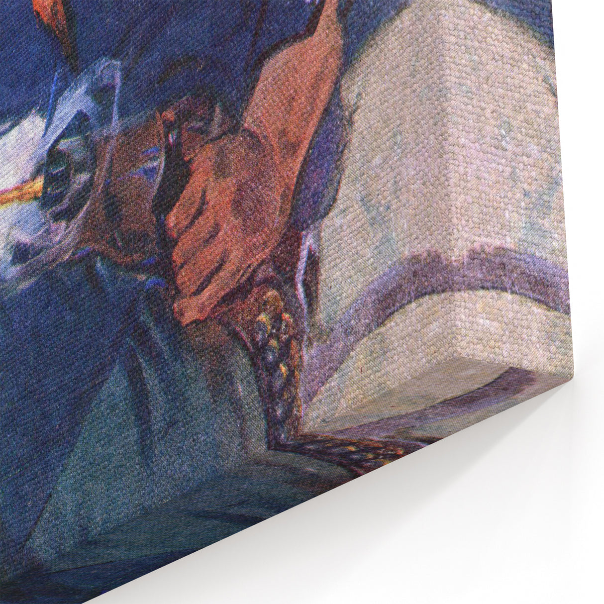 Vintage Magazine Cover Art - Classic Western Action Wall Print