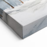 Serene Snowy Forest Winter Wall Art – Peaceful Winter Canvas Art