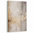 Elegant Gold and Gray Winter Wall Art – Abstract Winter Canvas Art
