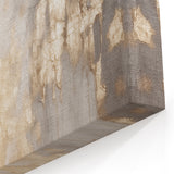 Elegant Gold and Gray Winter Wall Art – Abstract Winter Canvas Art