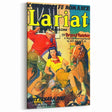 Vintage Magazine Cover Art - Western Action Romance Wall Print